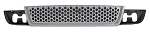 2009 Grille, Denali Circle Design, Chrome, GMC Yukon