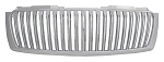 2013 Grille, Vertical Bar Design, Chrome, CHEVROLET Tahoe