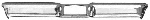 1964 Rear Bumper, Chrome, CHEVROLET Chevelle