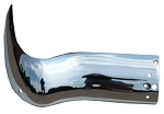 1955 Rear Bumper, USA Chrome, Left, CHEVROLET Bel Air