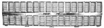 1982 Grille Insert, Chrome, CHEVROLET Suburban/Panel