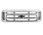 2001 Grille, Chrome, FORD Pickup Super Duty