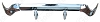 1956 Rear Bumper Set, with Guards, Chrome, CHEVROLET Bel Air
