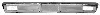 1981 Front Bumper, Paintable, Pad Holes, GMC Suburban/Panel